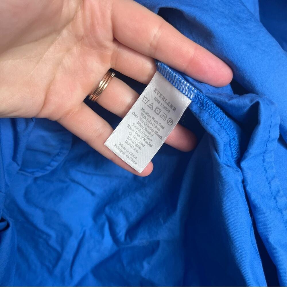 Everlane Cobalt Blue Elastic Waist Pocket Aline Skirt Size Small - Picture 4 of 5